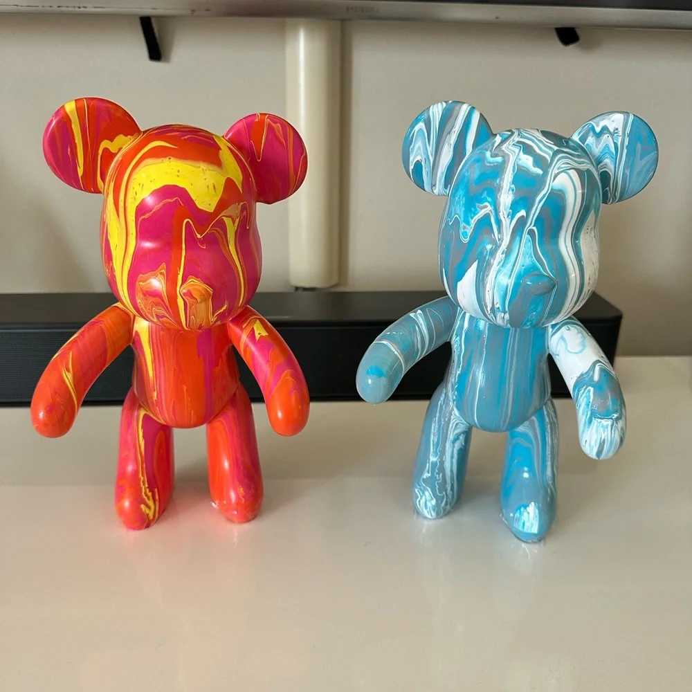 Colorful Bear Art Sculpture. CAN BE CUSTOMIZED